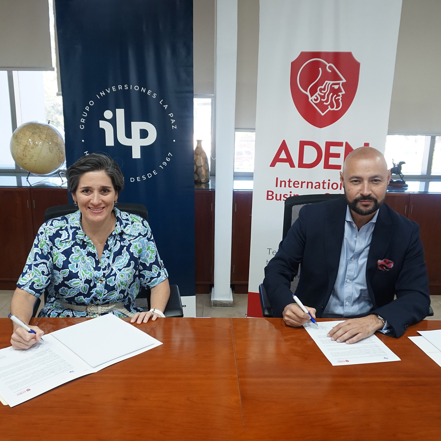 Grupo ILP firma convenio con ADEN University